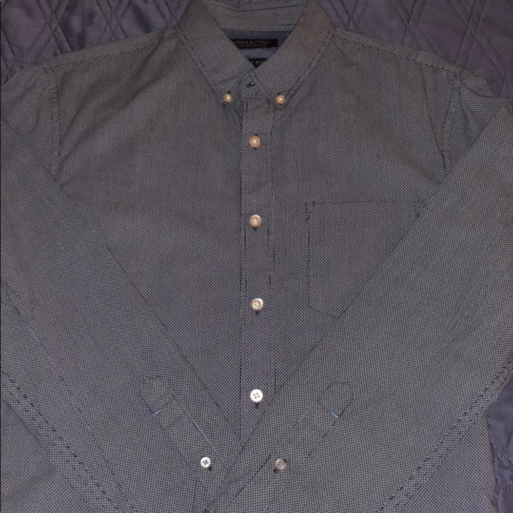 Slim fit button down